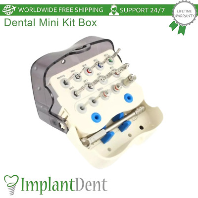 Dental Basic Mini Kit Box  Int Hex Content Plastic Stainless Steel Lab Tool