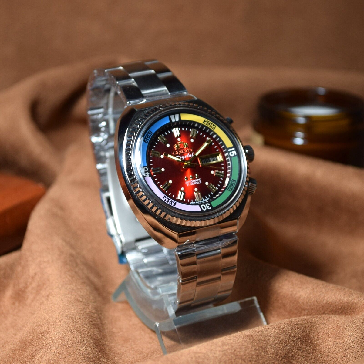 Japan Watch Orient KING DIVER Automatic Watch KD 21 JEWELS