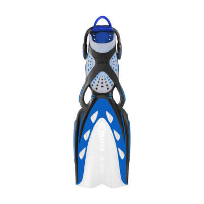 Mares X-Stream Open Heel Scuba Diving Dive Fins - Blue - All Sizes