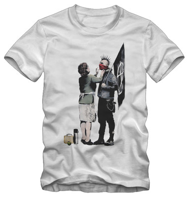 T-shirt /Maglietta Banksy Graffiti Anarchia Punk Kraz Shop | eBay