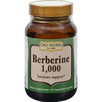 Only Natural Berberine - 1000 Mg - 50 Vegetarian Capsules on sale Only Natural Berberine - 1000 Mg - 50 Vegetarian Capsules on sale