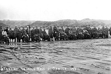 Zyy-59 Motorcycle Sand Racing, Oxwich Nr. Swansea, Glamorgan, Wales. Photo