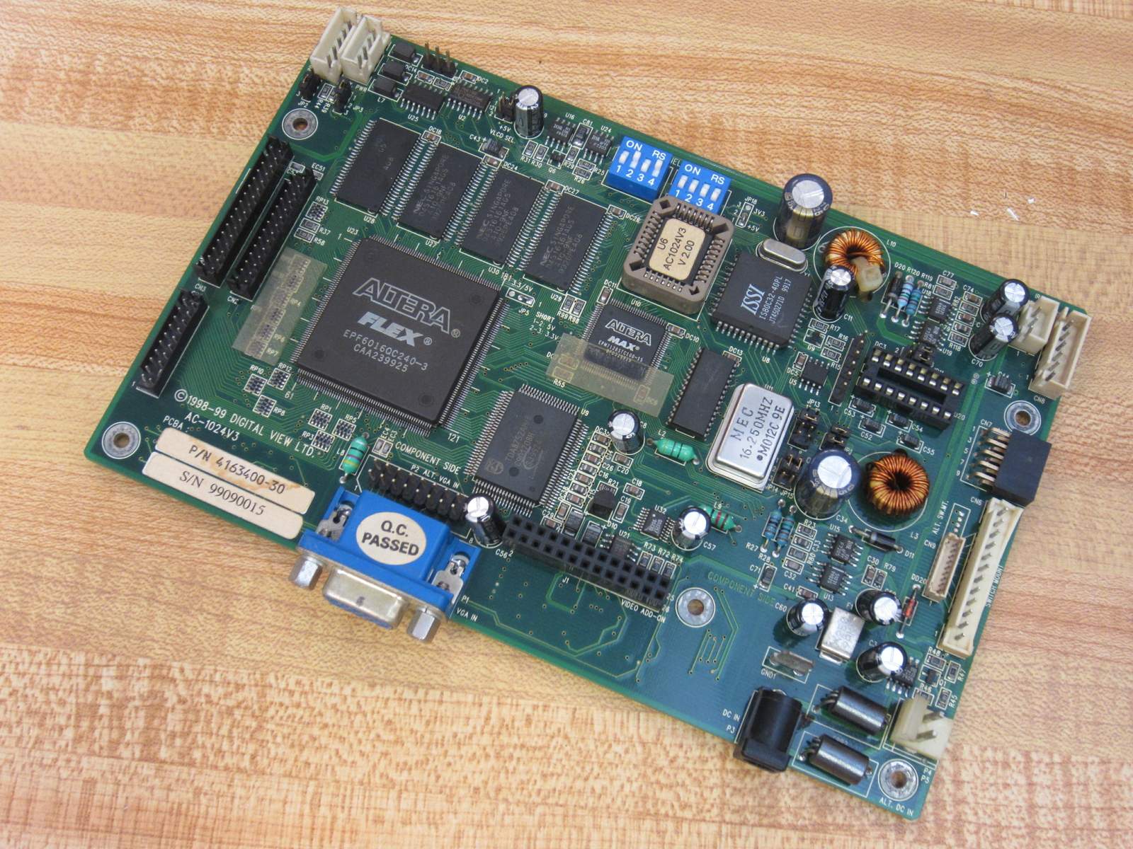 Digital View AC-1024V3 LCD Controller Card 4163400-30