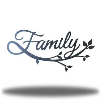 Family Tree Branch Metal Wall Art