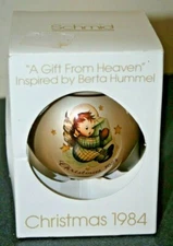 Schmid "A Gift From Heaven" Inspired by Berta Hummel Christmas 1984 Ornament