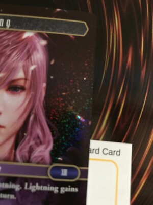FFTCG FOIL Lightning HOLO PROMO PR-003 Final Fantasy Trading Card