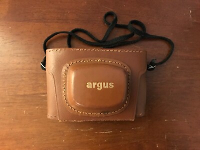 Vintage Argus A-Four 35mm Film Camera with Case SHUTTER WORKS