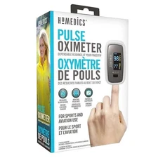 HoMedics Premium Pulse Oximeter Pulse Rhythm Graph