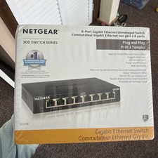 NETGEAR GS308-300PAS GS308 8 Gigabit Port Unmanaged Ethernet Switch