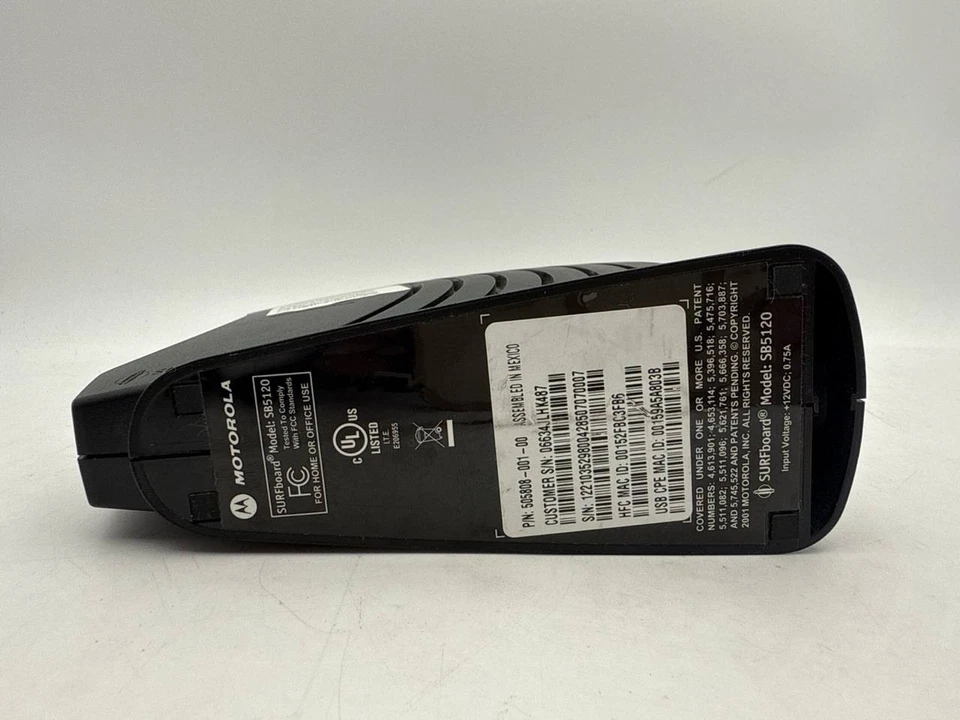 Motorola SB5120 SurfBoard DOCSIS 2.0 High Speed Cable Modem USB Ethernet 38Mbps - Image 3 of 4