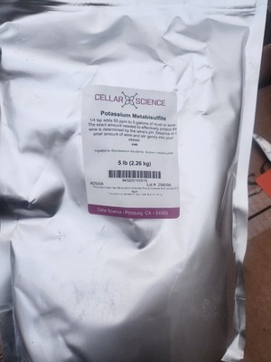 CELLAR SCIENCE Potassium Metabisulfite 5 lb (2.26 kg)
