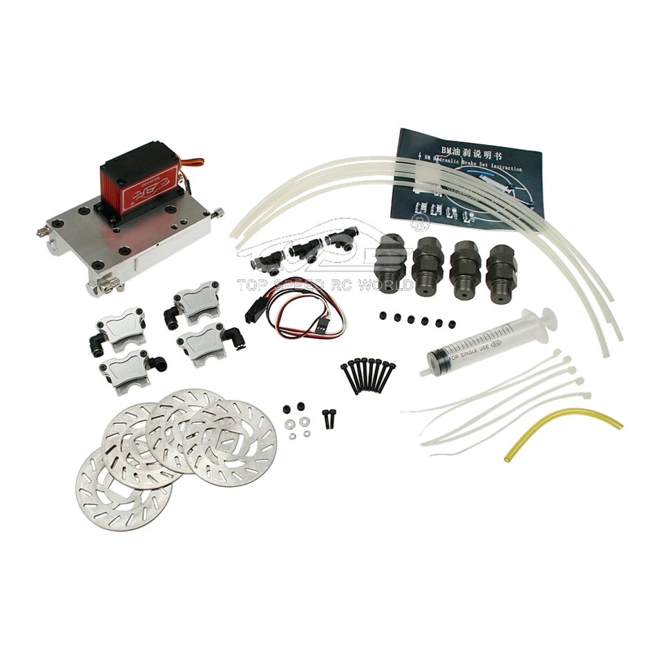 TSRC Vierrad Hydraulikbremsensatz für 1/5 Rovan Big Truck RC CAR PARTS FG - Bild 2 von 4
