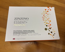 4x Zinzino Essent+ Premium Polyphenol-Omega-B...