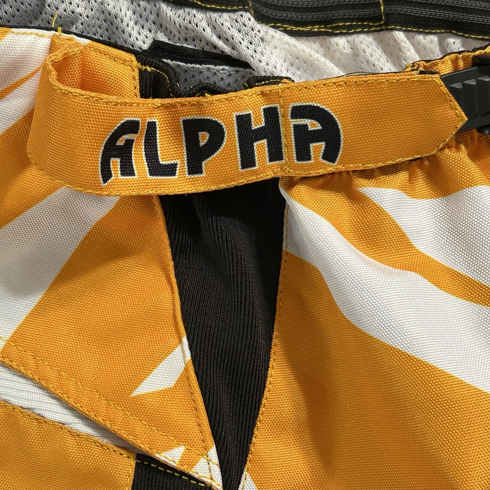 Alpha Cycle Gear Pants Mens 32 Waist Padded Orange Racing Motorcycle Moto - New