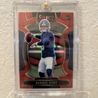 2025 Select Jaxson Dart (Rc) Concourse Red Prizm #56/99  SSP Giants