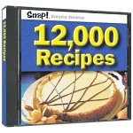 #ad Snap 12000 Recipes Music CD $6.99