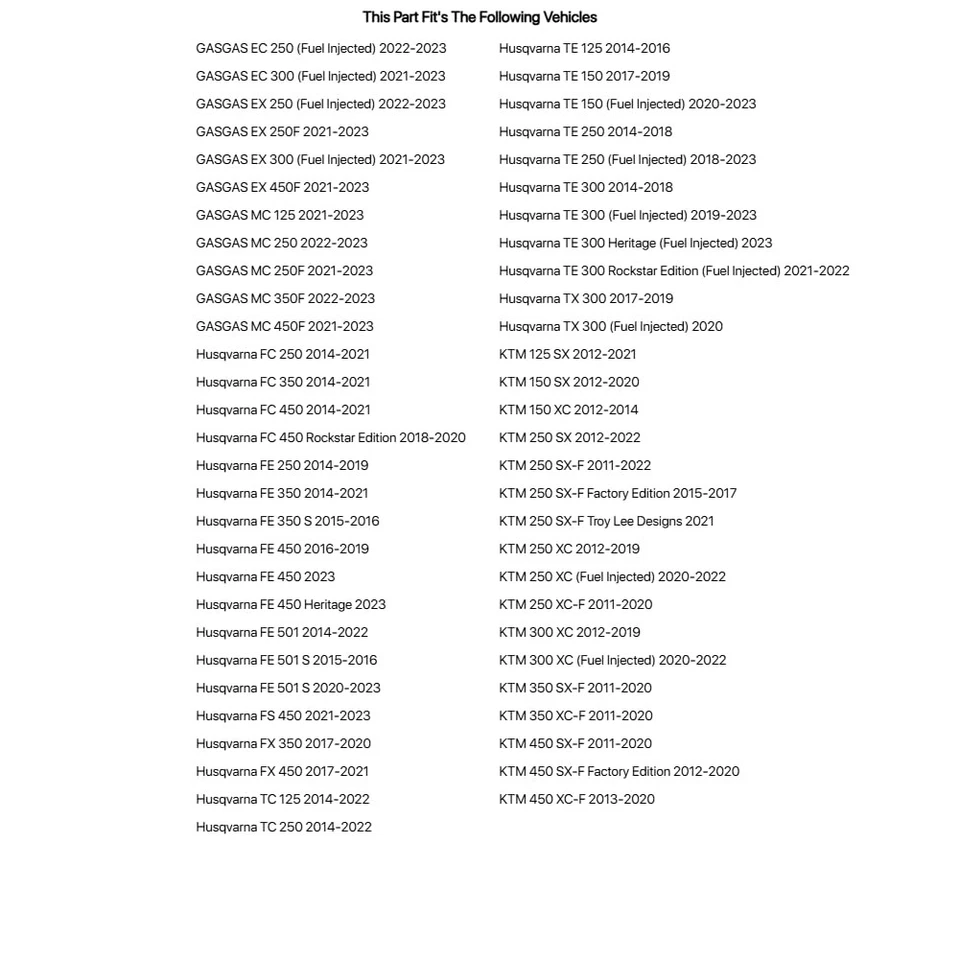 Комплект подшипников Tusk Linkage для Husqvarna FC 350 2014-2021 - Изображение 2 из 4