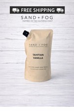 SAND + FOG "Tahitian Vanilla" Scented Hand Soap Refill - JUMBO SIZE! - 34 Oz. 0.80 per fl oz