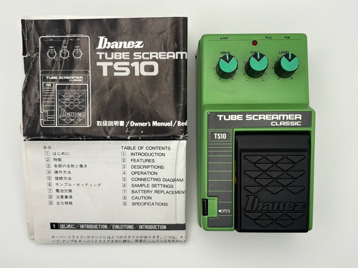 🔥Ibanez TS10 Tube Screamer Classic Overdrive - Made In Japan
