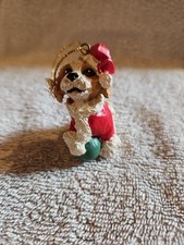 Vntg Kurt S. Adler Christmas Tree Hanging Cocker Spaniel Ornament