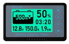 120V 500A Battery Monitor High and Low Voltage Programmable Alarm Voltage Tester
