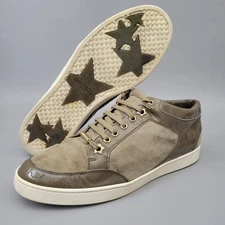 EU 39.5 / US 9 Jimmy Choo Trainer Lace Up Mid-Top Sneakers 