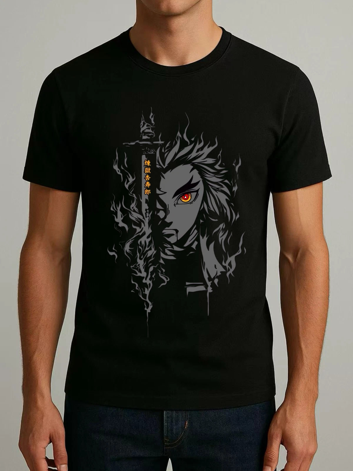 Demon Slayer Anime T-Shirt Unisex Size S - 5XL Gift For Friends Black