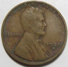 1935-S Lincoln Wheat Cent - #10000-63