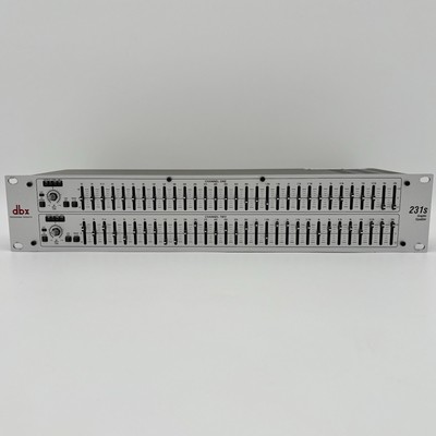 DBX 231s Dual Channel 31-Band Graphic Equalizer 231-S