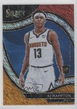 2020 Panini Select Courtside Red White Orange Shimmer Prizm RJ Hampton #277 05ol