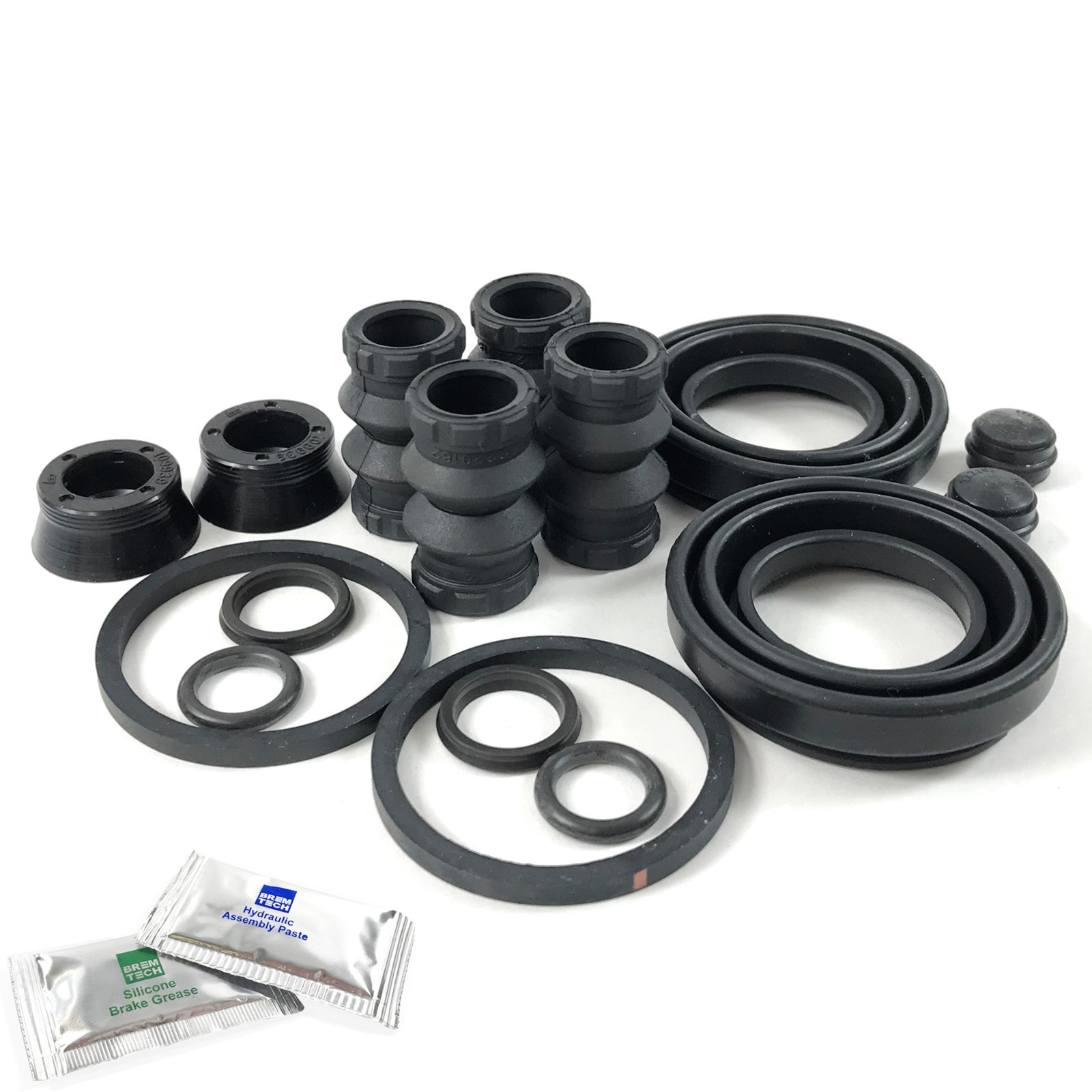 2x REAR BRAKE CALIPER REPAIR KIT SEALS FITS: PEUGEOT 3008 2009-2016 BCK3845X2L - Image 19