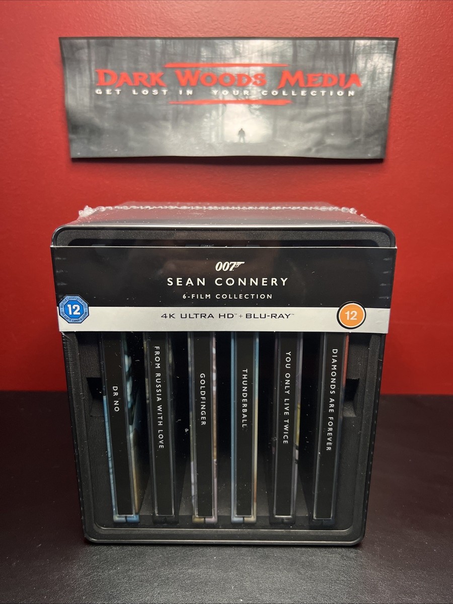 007: James Bond Sean Connery 6-Film Collection LE Steelbook (4K