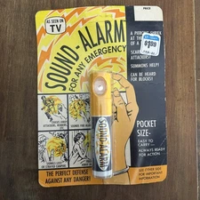 1978 NOS Shriek Alarm Personal Protection Emergency Sound Alarm Pocket Size