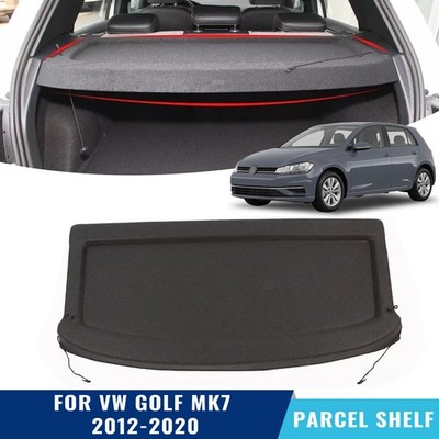 FÜR VW GOLF MK7 (2012 2020) HECKABLAGE / KOFFERRAUMABDECKUNG SCHWARZ   NEU