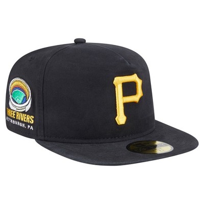 Men's-New Era  Black Pittsburgh Pirates Championship Side Flag A-Frame 59FIFTY