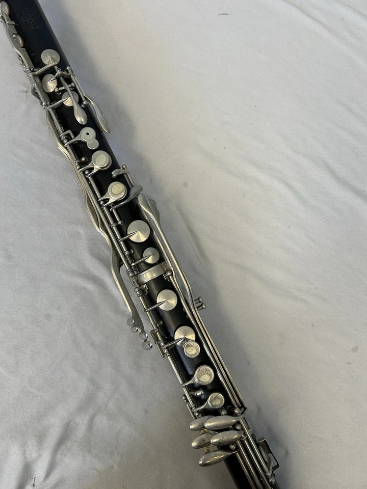 CLARINETE BAJO MADERA LEBLANC PARIS + BOQUILLA SELMER PARIS + ESTUCHE Foto 4 de 4