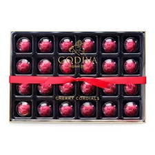 Godiva Holiday Chocolate Covered Cherries Cordial Gift Box - Christmas Candy ...