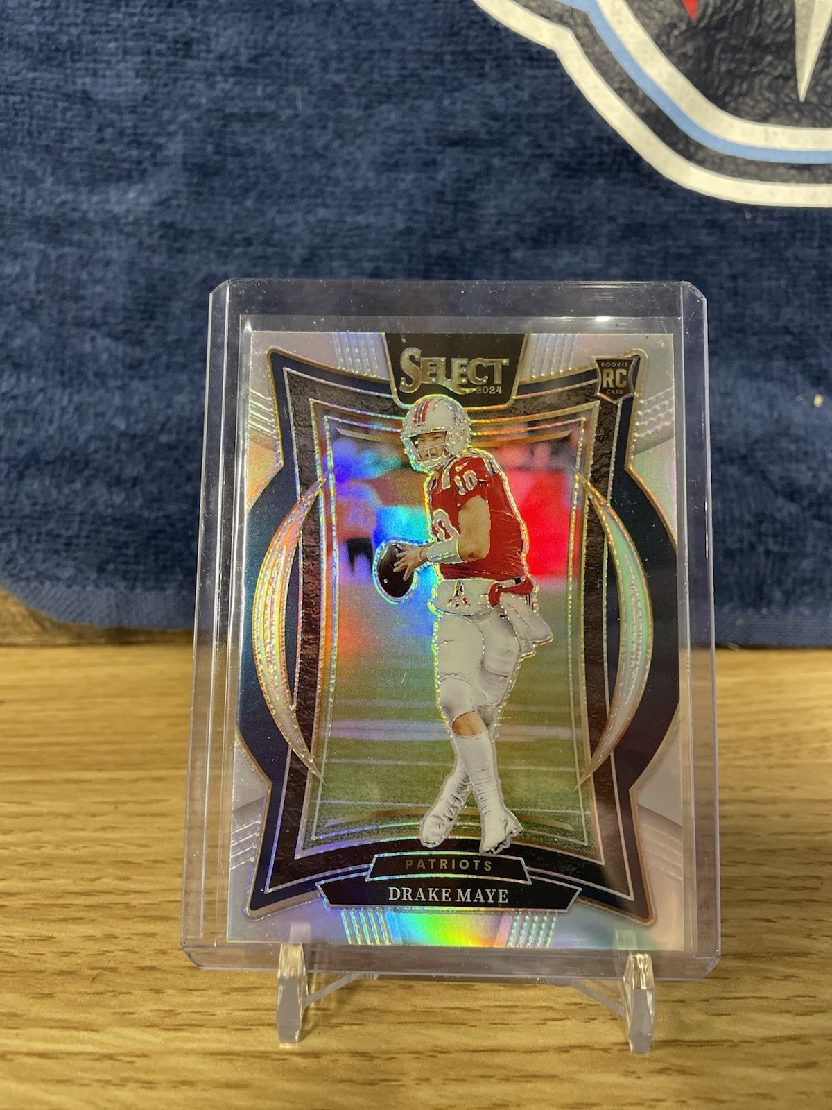 2024 Panini Select - Concourse Drake Maye #27 Silver Prizm (RC)