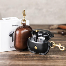 For Samsung Galaxy Buds 3/3 Pro Leather Anti-lost with carring earbuds case