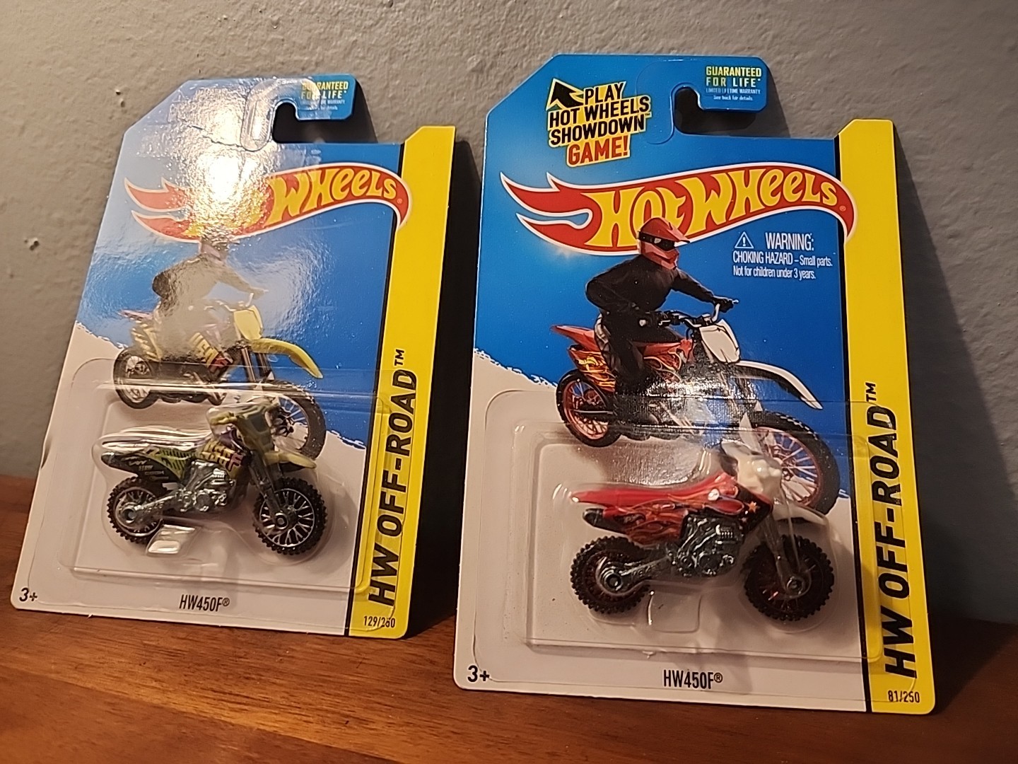 🔥🛞2013 Hot Wheels HW450F x2 value HW Off-Road #81 and #129/250 