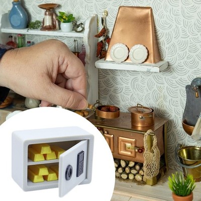 1/12 Puppenhaus Miniatur Strongbox für Kinder Lebensszene Puppenhaus Dekoration