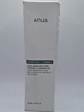 Anua Heartleaf + Vitamin E Pore Control Cleansing Oil, 200ml/6.76floz. 