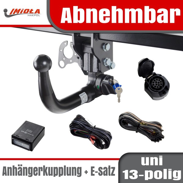 AnhäNgerkupplung Abnehmbar+Es 13P FüR Ford Kuga 2 II MK2 SUV 13-19 Imiola-image