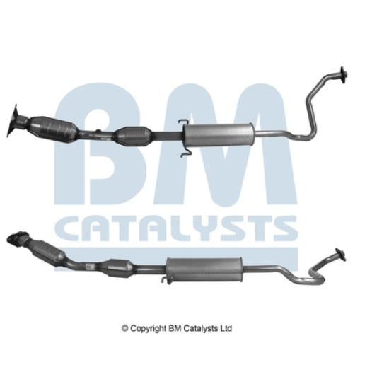 BM Catalysts Katalysator Up To Euro 4 FüR Toyota Prius Liftback _W2_ 1.5-image