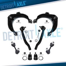 8pc Front Upper Control Arms Tierods Suspension Kit for Honda Accord Acura CL TL