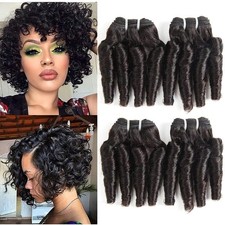 Molefi Brazilian Funmi Hair Curly Wave 4 Bundles Human Hair Black Hair Extension