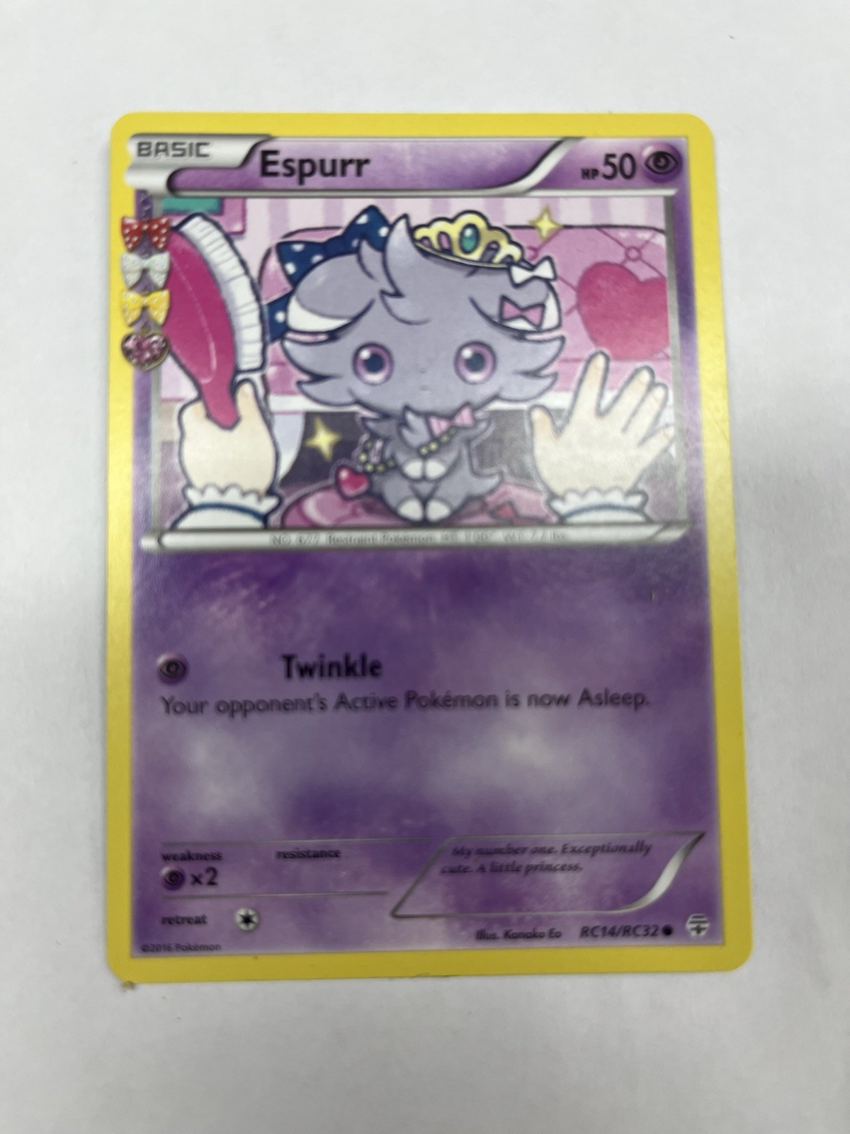 Espurr RC14/RC32 – Pokemon TCG - Generations Radiant Collection - NM