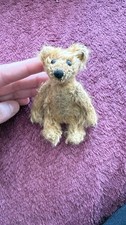  Vintage Steiff Mini Mohair Teddy Bear 8 cm B...
