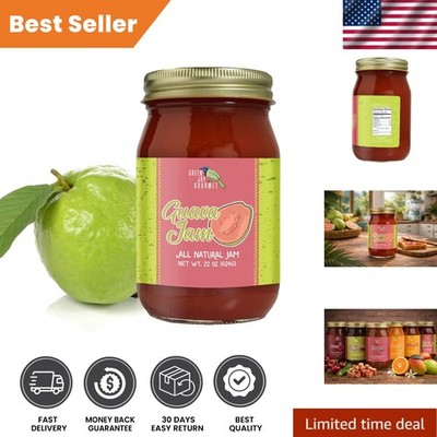 Exquisite 22 Oz Guava Jam - Naturally , Gluten-Free, Small Batch Goodness