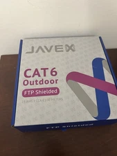 Javex CAT6 Outdoor FTP Sheilded 23 AWG CCA 100 Meters Ethernet Cable New